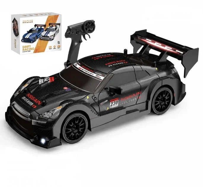 Машинка для дрифта на радиоуправлении Nissan GTR масштаб 1:24 - изображение 5