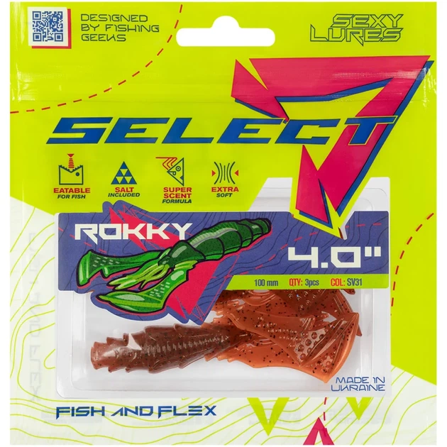 Силікон Select Rokky 4" SV31 (3 шт/уп) - Фото 2 Силікон Select Rokky 4" SV31 (3 шт/уп) - зображення 2