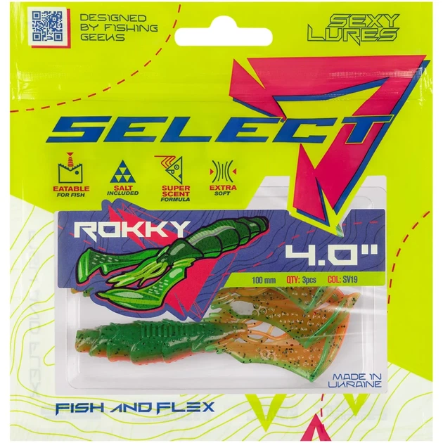 Силикон Select Rokky 4" SV19 (3 шт/уп) - изображение 2