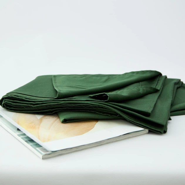 Простынь Moon&Star Сатин Premium Green Velvet 180х220 см (MS-860000926) - изображение 2