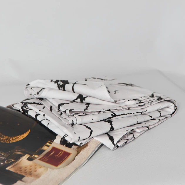 Простынь Moon&Star White Marble Бязь Gold Люкс 150х220 см (MS-860000853) - Фото 2 Простынь Moon&Star White Marble Бязь Gold Люкс 150х220 см (MS-860000853) - изображение 2