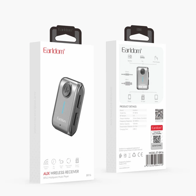 Bluetooth аудиоресивер Earldom ET-BR16 - изображение 15