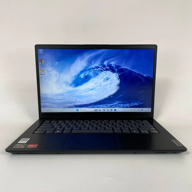 Ультрабук Б-класс Lenovo V14 G3 / 14" (1920x1080) IPS / AMD Ryzen 5 5625U (6 (12) ядер по 2.3 - 4.3 GHz) / 16 GB DDR4 / 256 GB SSD / AMD Radeon Vega 7 Graphics / WebCam б/у + Подарок Беспроводная мышь / USB - изображение 2