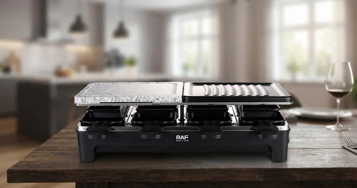 Электрогриль открытый Cheese Grill Machine R.5425 RAF с антипригарным покрытием 1500 Вт. - изображение 2