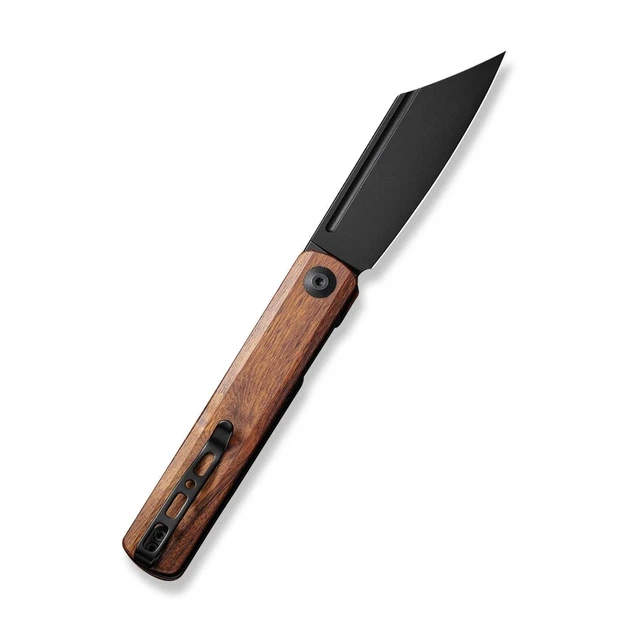 Ніж складаний SENCUT Bronte, замок Linerlock, лезо Plain Black Stonewashed 9Cr18MoV, руківя Cuibourtia Wood, Китай, SA08E - зображення 3
