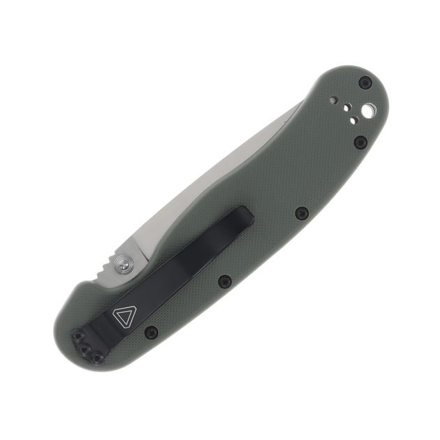 Ніж складаний Ontario Knife RAT I Linerlock, лезо Plain Satin AUS-8, руківя Grey GFN, Тайвань, ON8848GY - Фото 8 Ніж складаний Ontario Knife RAT I Linerlock, лезо Plain Satin AUS-8, руківя Grey GFN, Тайвань, ON8848GY - зображення 8