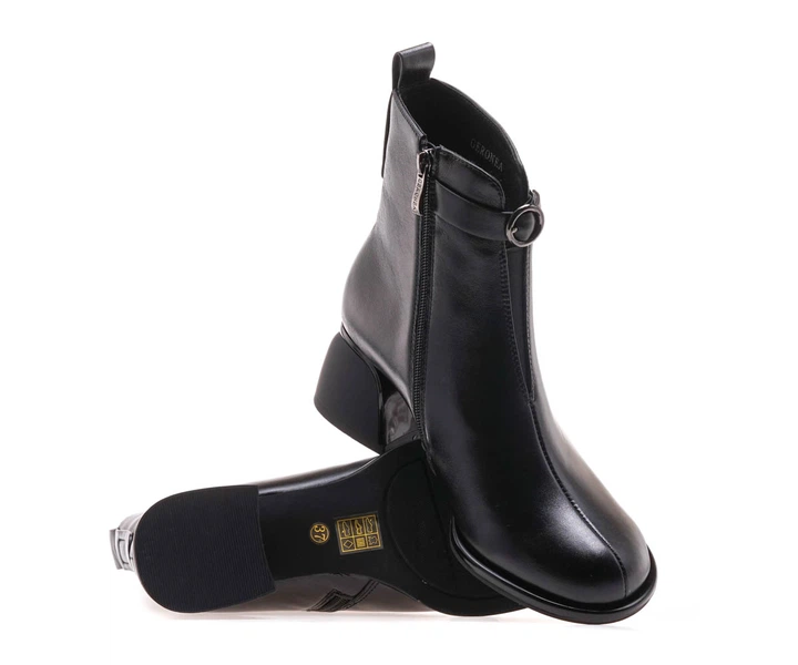 Черевики жіночі Geronea B406-P59-YP1984B/BLACK LTHR 38 Чорний - Фото 5 Черевики жіночі Geronea B406-P59-YP1984B/BLACK LTHR 38 Чорний - изображение 5