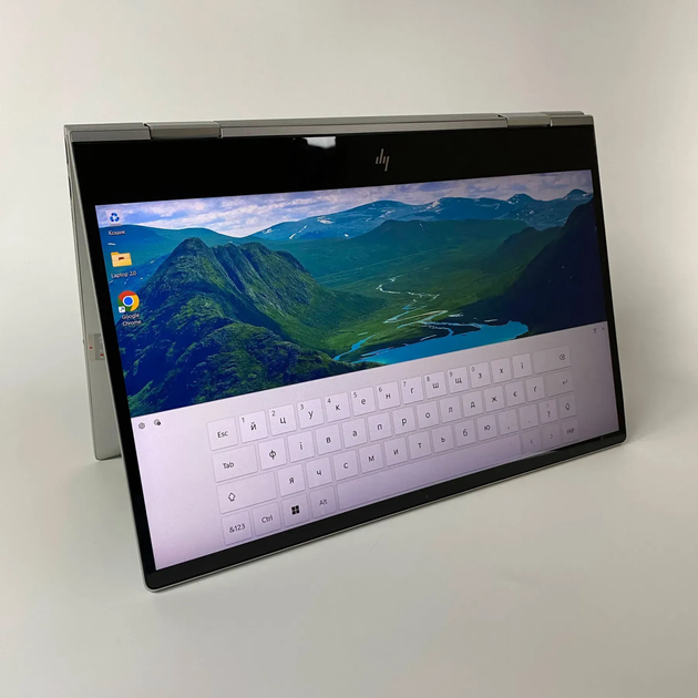 Ноутбук-трансформер HP Envy x360 / 15.6" (1920x1080) IPS Touch / Intel Core i5-10210U (4 (8) ядра по 1.6 - 4.2 GHz) / 16 GB DDR4 / 256 GB SSD / Intel UHD Graphics / TouchID / WebCam б/у + Подарок Беспроводная мышь / USB - изображение 7