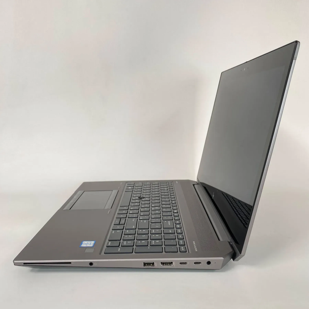 Мобильная рабочая станция Б-класс HP zBook 15 G6 / 15.6" (3840x2160) IPS Touch / Intel Core i7-9850H (6 (12) ядер по 2.6 - 4.6 GHz) / 16 GB DDR4 / 512 GB SSD / nVidia Quadro RTX 3000, 6 GB GDDR6, 192-bit / WebCam / Fingerprint б/у + Подарок Мышь / USB - изображение 5