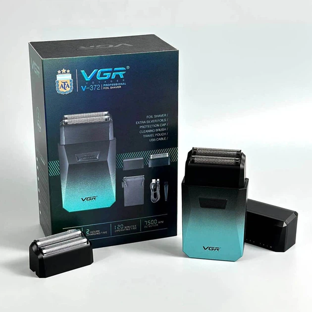Электробритва VGR V-372, Зеленый - 758079 - Фото 5 Электробритва VGR V-372, Зеленый - 758079 - изображение 5