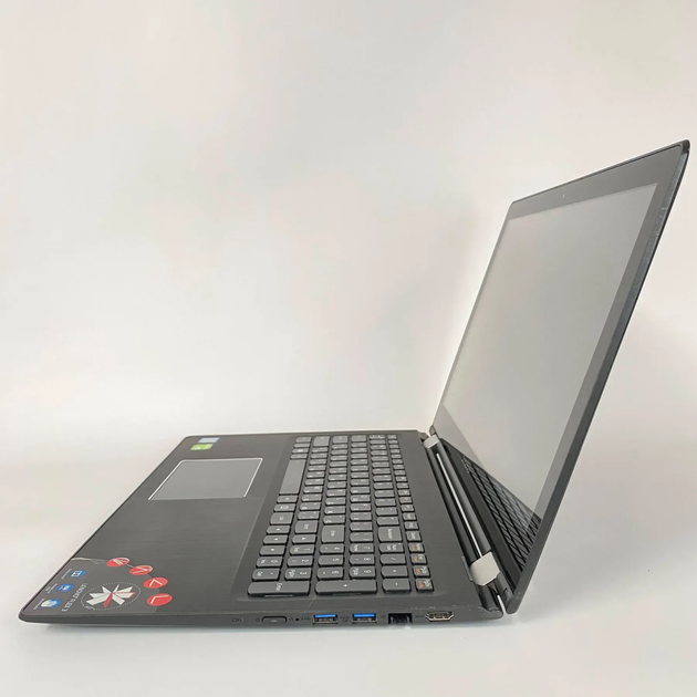 Ноутбук-трансформер Б-класс Lenovo Flex 3 1580 2in1 / 15.6" (1920x1080) IPS Touch / Intel Core i7-6500U (2 (4) ядра по 2.5 - 3.1 GHz) / 8 GB DDR3 / 240 GB SSD / nVidia GeForce 940M, 2 GB DDR3, 64-bit / WebCam б/у + Подарок Беспроводная мышь / USB - изображение 5