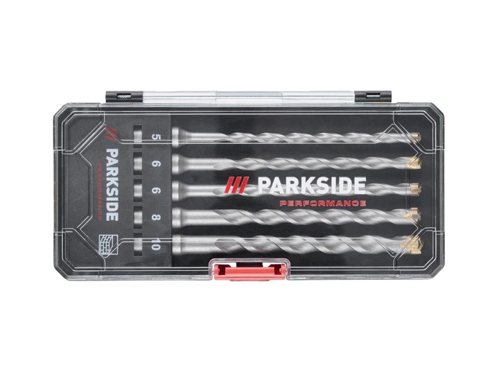 Набір бурів SDS-Plus по бетону Parkside Performance, 5 предметів (5, 6, 6, 8, 10 мм) - зображення 2