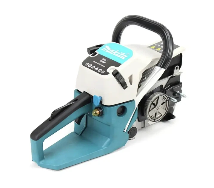 Бензопила Makita EA5200 P45S профессиональная 3,6 кВт цепная пила бензиновая 4,8 л.с. с шиной 45 см двигателем 52 см³ двухтактная 0,325 дюйма с автосмазкой легким запуском антивибрационная для заготовки дров деревьев веток сада дачи дома строительства - изображение 10