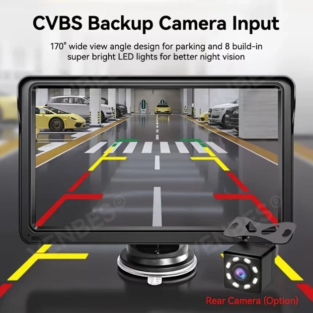 Бездротовий Carplay Android Auto з сенсорним екраном VENBES 7" - Фото 3 Бездротовий Carplay Android Auto з сенсорним екраном VENBES 7" - зображення 3