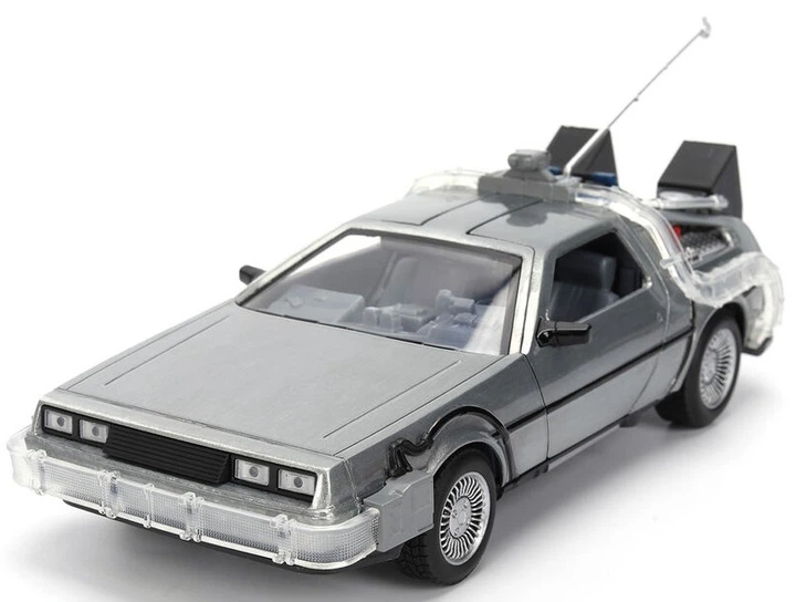 Kolekcjonerski model samochodu Jada DeLorean Time Machine Back to the Future 1:24 40th Anniversary (9336849314R00) (4006333104060) - obraz 2