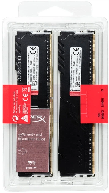 Оперативная память HyperX DDR4-3200 16384MB PC4-25600 (Kit of 2x8192) Fury Black (HX432C16FB3K2/16) - Фото 5 Оперативная память HyperX DDR4-3200 16384MB PC4-25600 (Kit of 2x8192) Fury Black (HX432C16FB3K2/16) - изображение 5