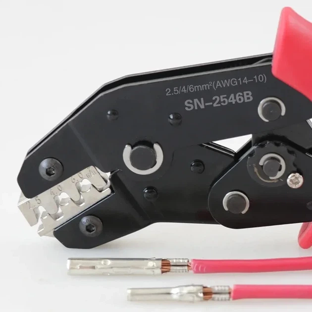 Обжимка солнечных разъемов MC4 SN 2546B 2.5–6.0 мм² для кабелей солнечных панелей - Фото 4 Обжимка солнечных разъемов MC4 SN 2546B 2.5–6.0 мм² для кабелей солнечных панелей - изображение 4