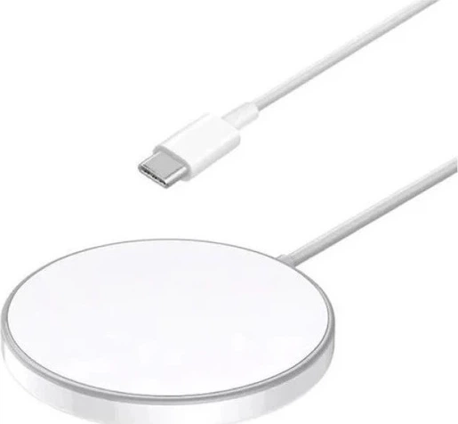 Беспроводное зарядное устройство Remax Jinga Series 15W Magnetic Wireless Fast Charger RP-W58 White - Фото 1 Беспроводное зарядное устройство Remax Jinga Series 15W Magnetic Wireless Fast Charger RP-W58 White - изображение 1