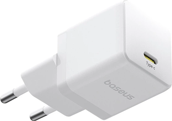 Сетевое зарядное устройство Baseus Palm Fast Charger 1C 30W EU Moon White - изображение 3