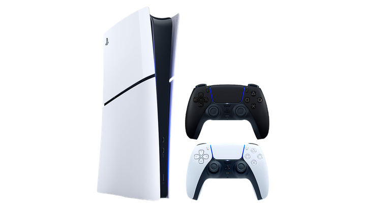 Набор Консоль Sony PlayStation 5 Slim Digital Edition 825GB White + Геймпад Беспроводной DualSense Midnight Black - Фото 2 Набор Консоль Sony PlayStation 5 Slim Digital Edition 825GB White + Геймпад Беспроводной DualSense Midnight Black - изображение 2