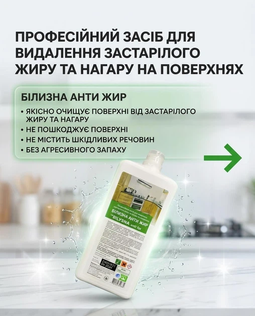 Белизна Анти жир, профессиональное средство для удаления устаревшего жира и нагара на поверхностях, 1000 мл - Фото 1 Белизна Анти жир, профессиональное средство для удаления устаревшего жира и нагара на поверхностях, 1000 мл - изображение 1