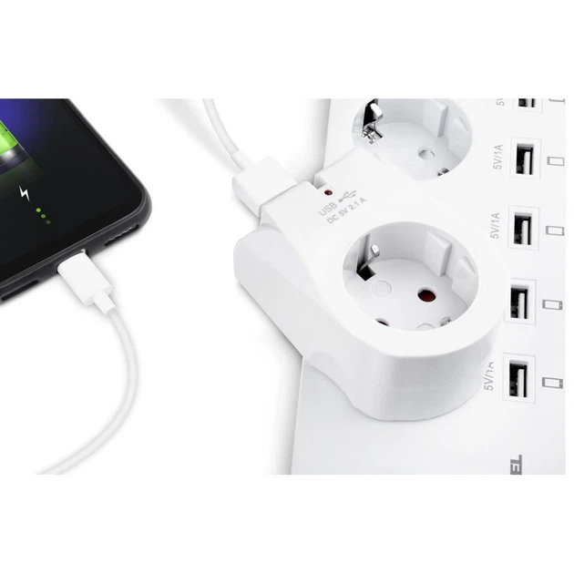 Зарядное устройство REAL-EL 2*USB 10W (CS-25) - изображение 4