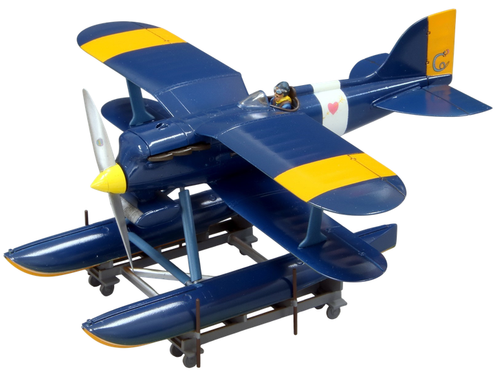 Колекційна модель-конструктор Fine Molds Curtiss R3C-0 Porco Rosso з фігуркою Кертіса 1:48 (FG2) (4536318622024) - Фото 1 Колекційна модель-конструктор Fine Molds Curtiss R3C-0 Porco Rosso з фігуркою Кертіса 1:48 (FG2) (4536318622024) - зображення 1