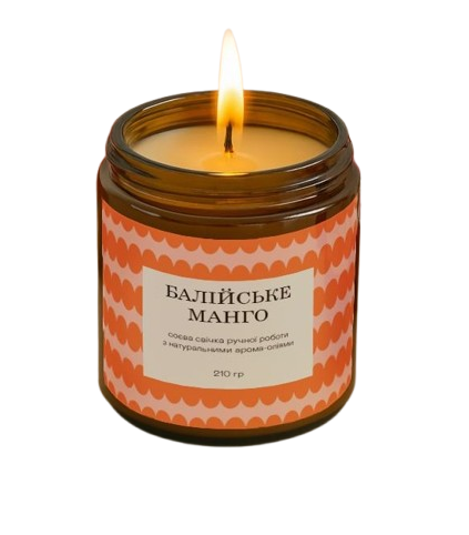 Свічка Lychee Балійське манго - Фото 1 Свічка Lychee Балійське манго - изображение 1