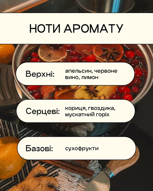 Свічка Lychee Пряний глінтвейн - Фото 3 Свічка Lychee Пряний глінтвейн - изображение 3