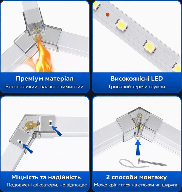 Стельова система освітлення LED для гаража та дітейлінгу 4780x2410 мм 432W 6500K - изображение 7