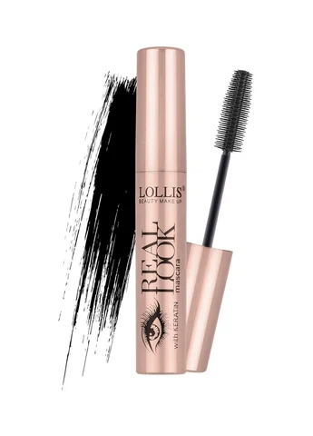 Туш Lollis Real Look з кератіном, 6мл - Фото 1 Туш Lollis Real Look з кератіном, 6мл - изображение 1