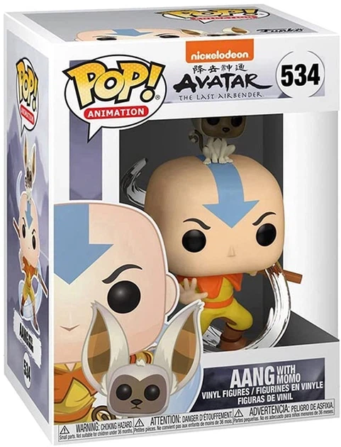 Фігурка Фанко Аватар на Аанг і Момм №534 The Last Airbender Aang Funko Pop - Фото 2 Фігурка Фанко Аватар на Аанг і Момм №534 The Last Airbender Aang Funko Pop - зображення 2