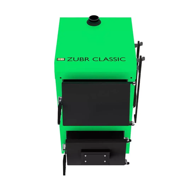 Твердопаливний котел тривалого горіння Zubr Classic Termo 10кВт на дровах, дров'яний котел опалення на твердому паливі для дому - зображення 4