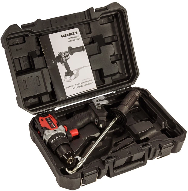 Дрель-шуруповерт аккумуляторный Vitals Professional AU 18120 BL SmartLine+(243508) - изображение 14