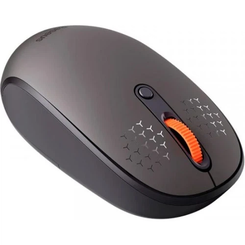 Миша бездротова Baseus F01B Tri-Mode, Grey, Bluetooth 5.0 / Bluetooth 3.0 / USB 2.4GHz, оптична, 800 - 1600 dpi, 1xAA (B01055503833-00) - изображение 2