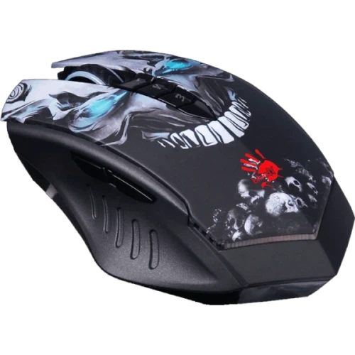 Мышь беспроводная Bloody R80 Plus, Black Skull - Фото 4 Мышь беспроводная Bloody R80 Plus, Black Skull - изображение 4