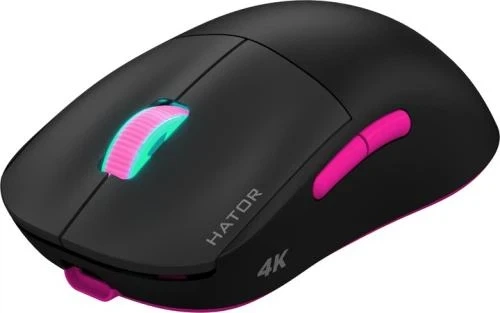Мышь беспроводная Hator Quasar 2 Ultra 4K, Black/Pink (HTM570BP) - изображение 2