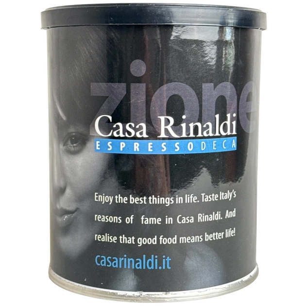 Кава мелена Casa Rinaldi Decaffeinato 250г без кофеїну - Фото 1 Кава мелена Casa Rinaldi Decaffeinato 250г без кофеїну - изображение 1