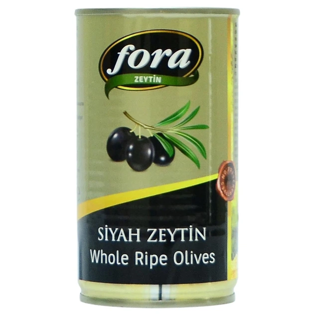 Оливки чорні Fora стиглі з/б з/к 180г И891 - Фото 1 Оливки чорні Fora стиглі з/б з/к 180г И891 - зображення 1