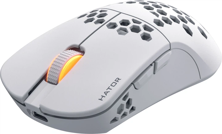 Компьютерная мышь Hator Stellar беспроводная Bluetooth/USB белая (HTM651) - изображение 2