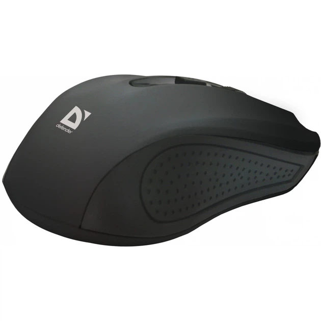 Компьютерная мышь Defender Accura 4 кнопки 800–1600 DPI USB 2.4 ГГц Черная (MM-935) - изображение 2