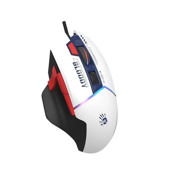 Компьютерная мышь A4tech Bloody W95 Ultra USB бело-черная (4711421002325) - изображение 2