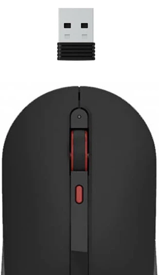 Компьютерная мышь Xiaomi Miiiw Mute беспроводная безшумная Черная (MWMM01 Black) - изображение 4