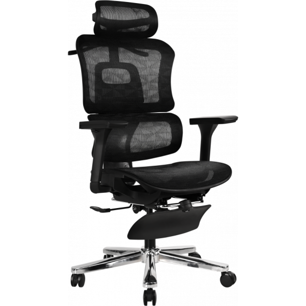 Офисное эргономичное кресло GT Racer B-528 Black - Фото 1 Офисное эргономичное кресло GT Racer B-528 Black - изображение 1
