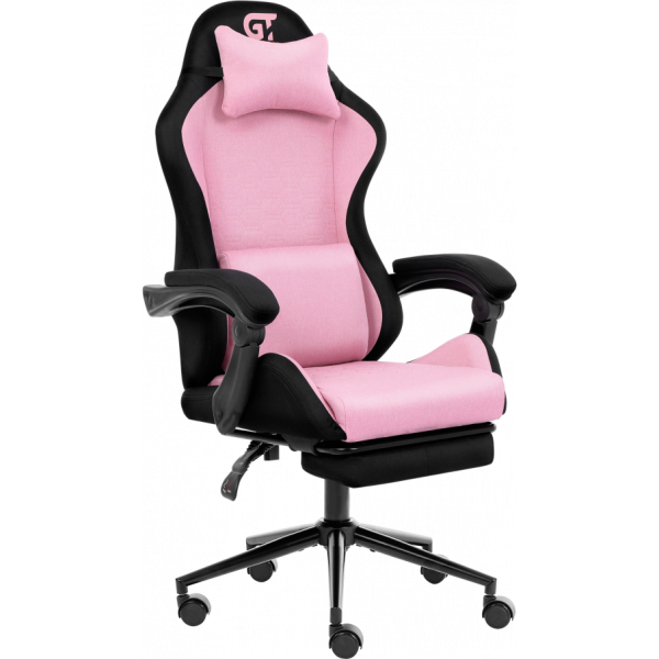 Геймерское кресло GT Racer X-2338 Fabric Pink/Black - изображение 2