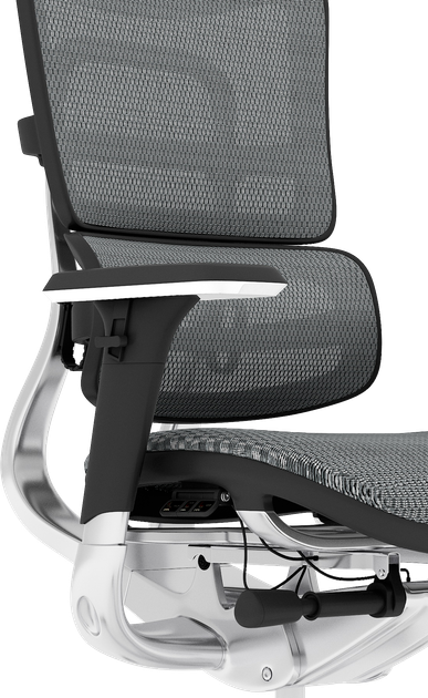 Офісне ергономічне крісло GT Racer X-801A Dark Gray (W10-1) - зображення 4