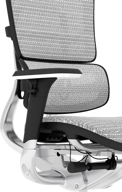 Офісне ергономічне крісло GT Racer X-801A Light Gray (W17-1) - Фото 5 Офісне ергономічне крісло GT Racer X-801A Light Gray (W17-1) - зображення 5