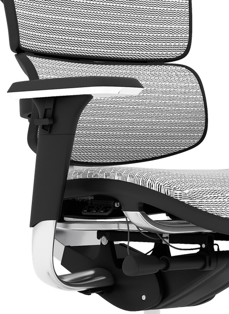 Офісне ергономічне крісло GT Racer X-782 Light Gray (W17-1) - зображення 6