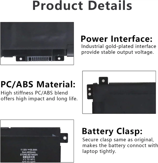 Аккумулятор YDT LK03XL для ноутбуков HP Envy X360 и Pavilion X360 4835mAh - изображение 6