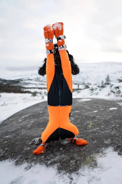 Високі черевики для собак Contact bootie high Non-stop dogwear Помаранчевий 3XS - Фото 6 Високі черевики для собак Contact bootie high Non-stop dogwear Помаранчевий 3XS - изображение 6